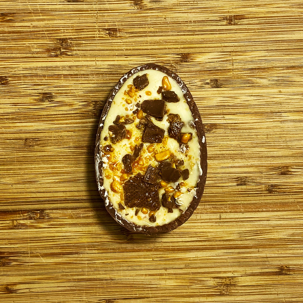 PRE-ORDER Easter Crunchie (Honeycomb) Fudge Egg (Medium)