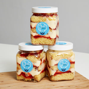 Victoria Sponge Cake Jars 3 pack